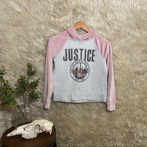 Buy 3 for $15 - Girls' Velvet Pink Hoodie